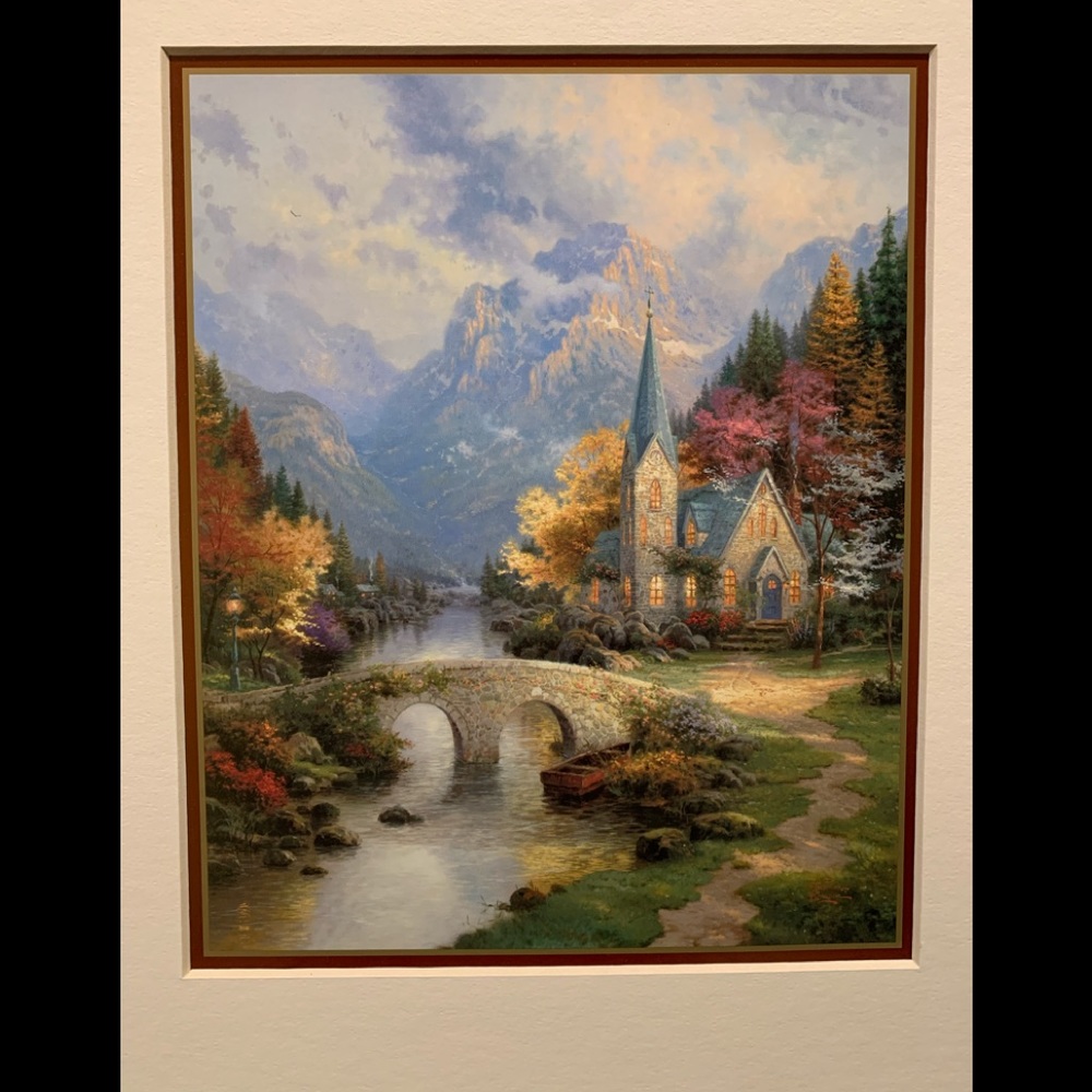 Thomas Kinkade limited edition lithograph.